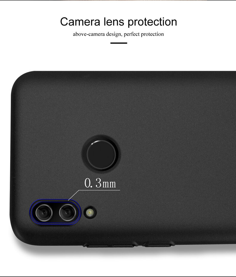 Lenuo Leshield etui plastikowe do Honor 10 Lite / Huawei P Smart (2019) - ciemnoniebieskie