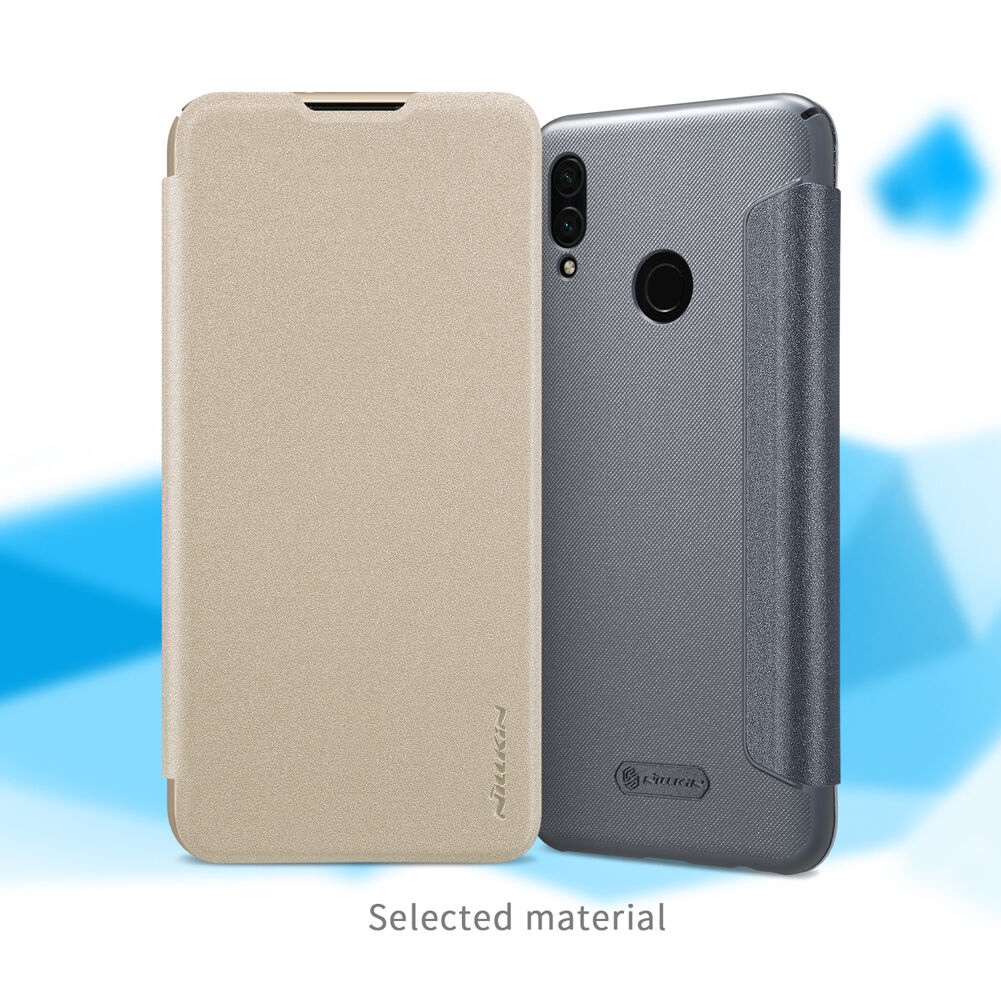 Nillkin Sparkle pokrowiec flip do Honor 10 Lite - szary
