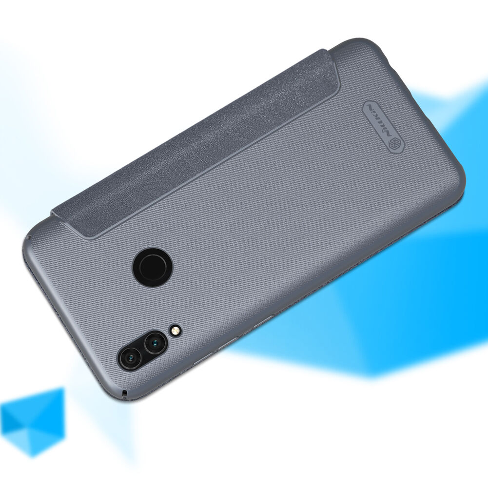 Nillkin Sparkle pokrowiec flip do Honor 10 Lite - szary