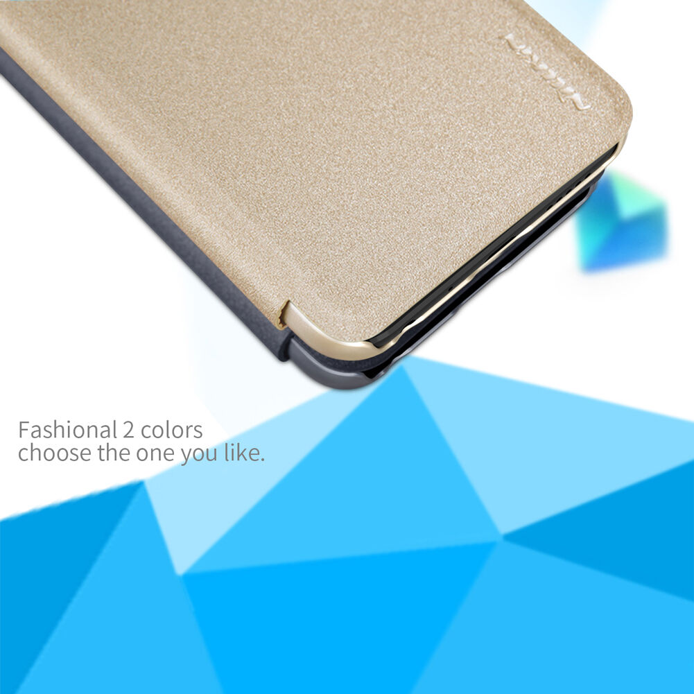 Nillkin Sparkle pokrowiec flip do Honor 10 Lite - szary