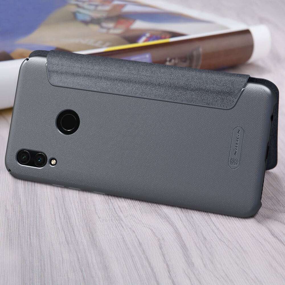 Nillkin Sparkle pokrowiec flip do Honor 10 Lite - szary