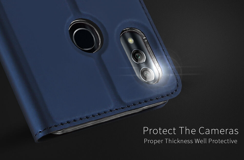 Dux Ducis Skin Pro pokrowiec flip do Honor 10 Lite - ciemnoniebieski