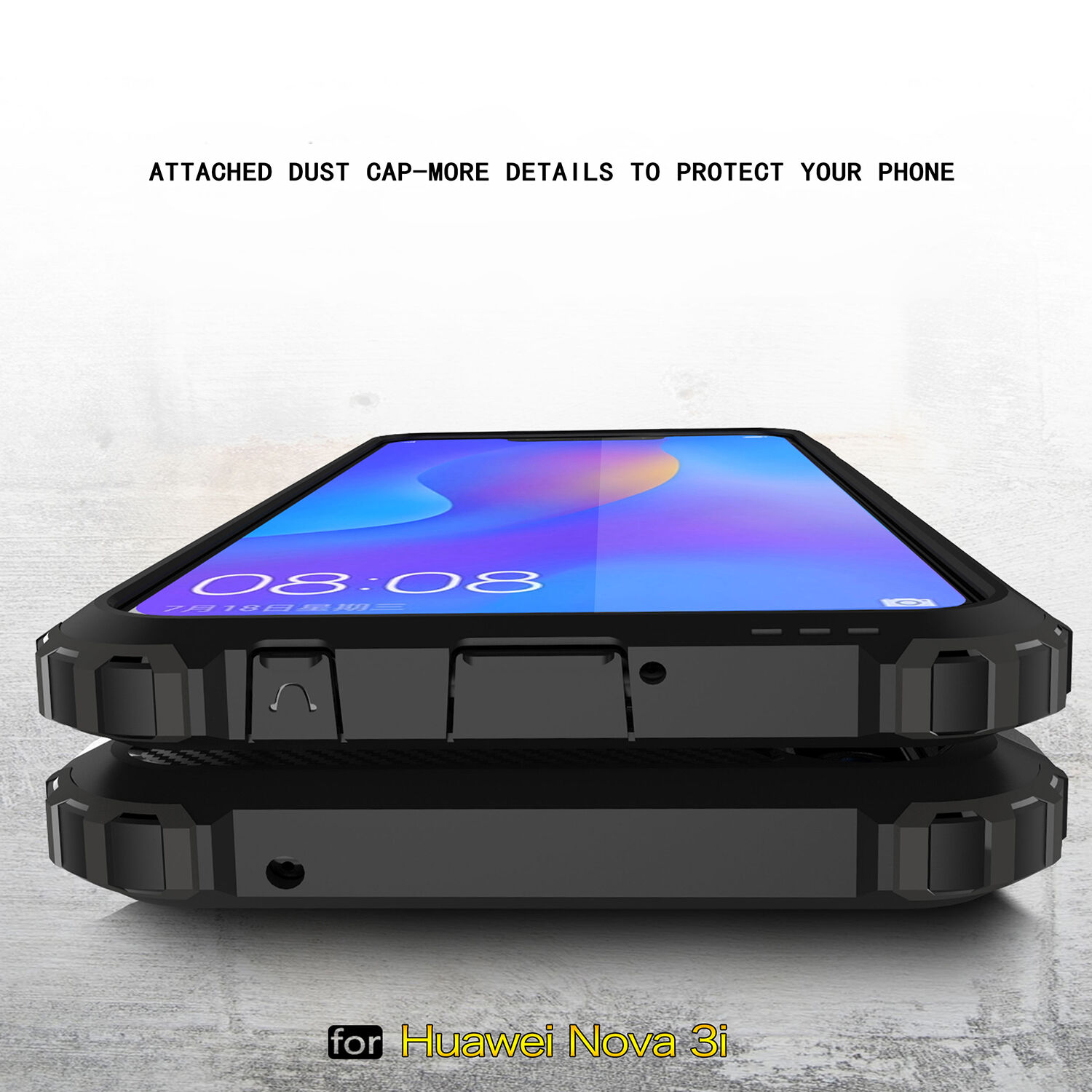 Super odporne etui Armor do Huawei Nova 3i - złote