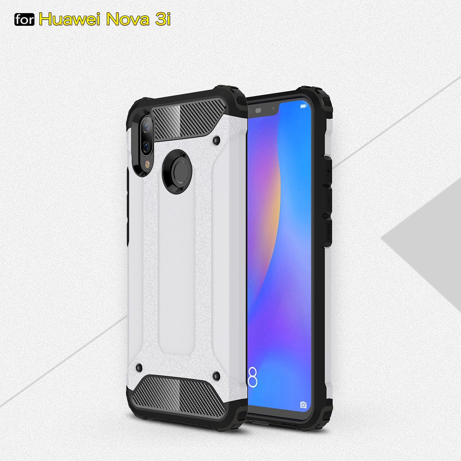 Super odporne etui Armor do Huawei Nova 3i - złote
