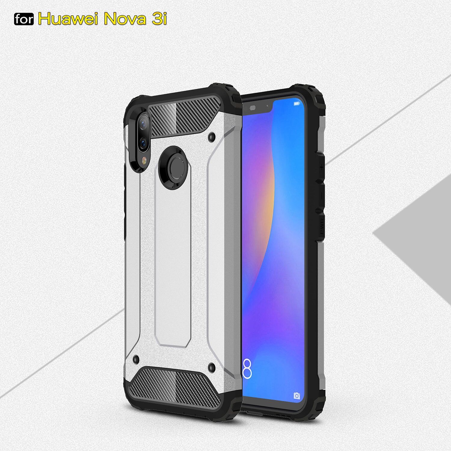 Super odporne etui Armor do Huawei Nova 3i - złote Super odporne etui Armor do Huawei Nova 3i - złote