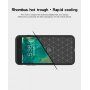 Mofi etui plastikowe z teksturą szlifowaną do Honor 10 - szare