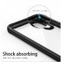 Ipaky etui przezroczyste z ramką do Huawei Nova 3 - czerwone