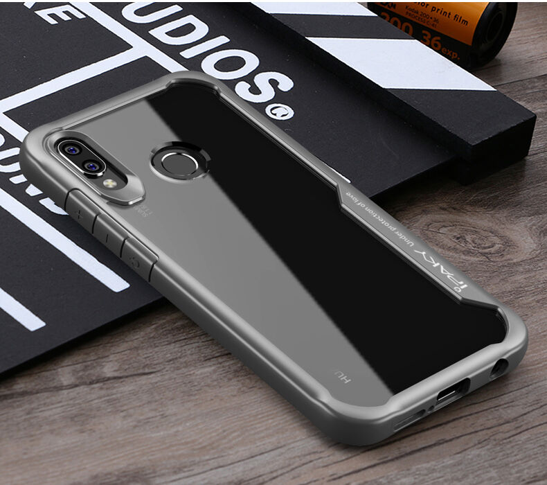 Ipaky etui przezroczyste z ramką do Huawei Nova 3 - czerwone Ipaky etui przezroczyste z ramką do Huawei Nova 3 - czerwone