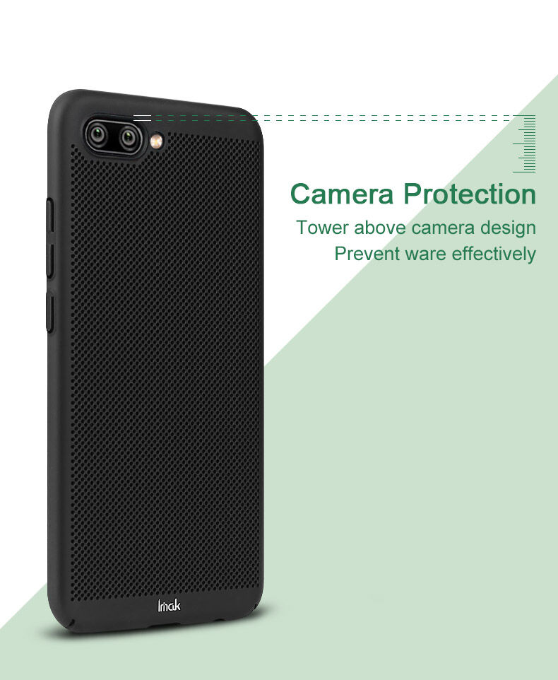 Imak etui przepuszczające powietrze z ochroną ekranu do Honor 10 - czarne
