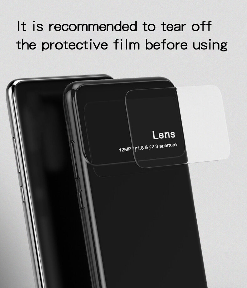 Mofi etui tylne z plastiku i szkła do Huawei P20 Lite - czarne