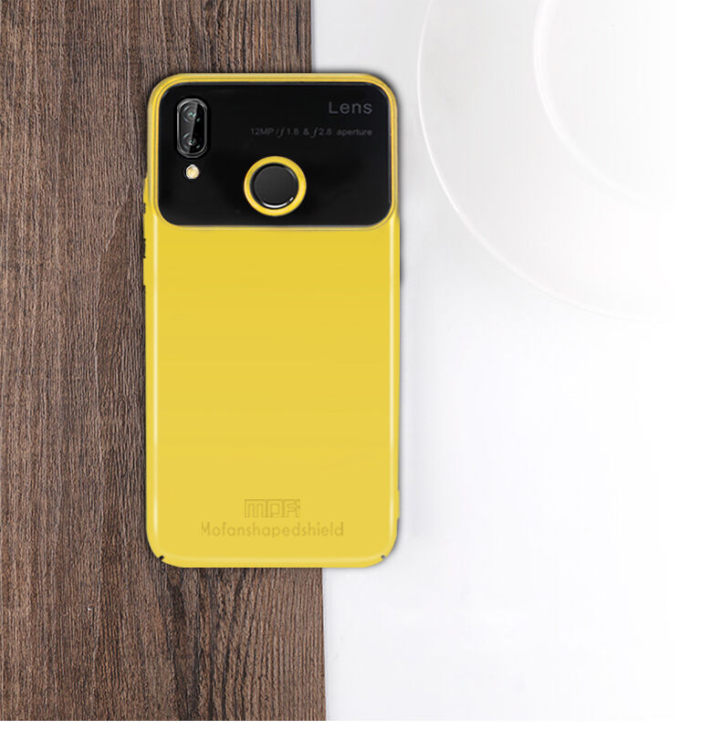 Mofi etui tylne z plastiku i szkła do Huawei P20 Lite - czarne