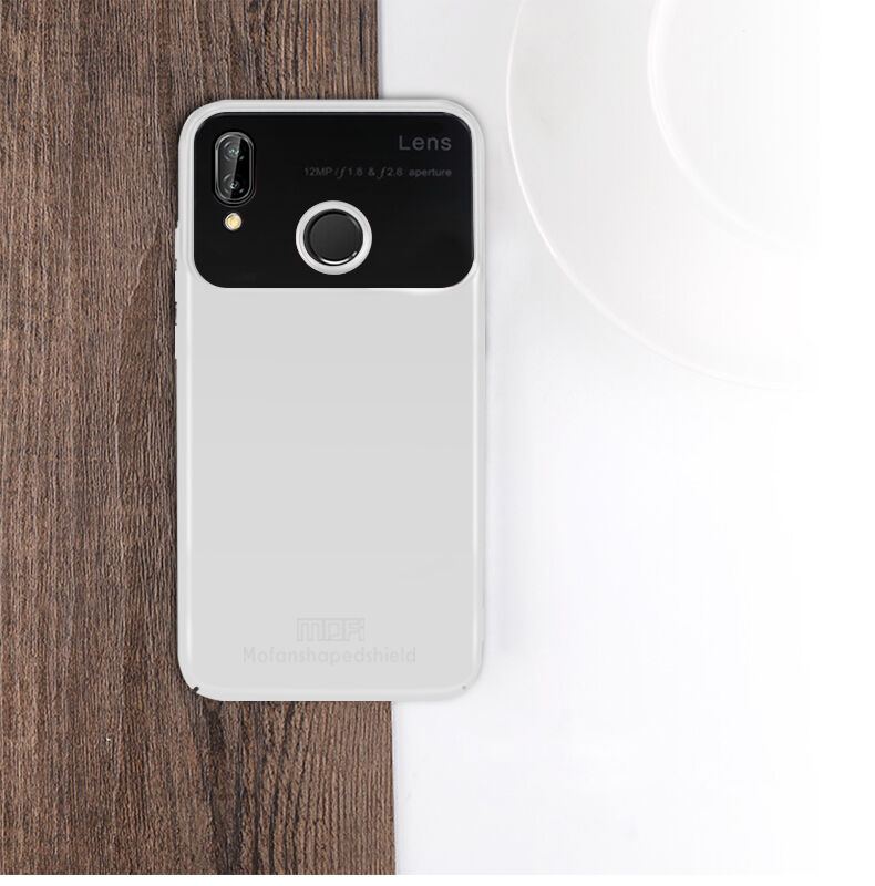 Mofi etui tylne z plastiku i szkła do Huawei P20 Lite - czarne