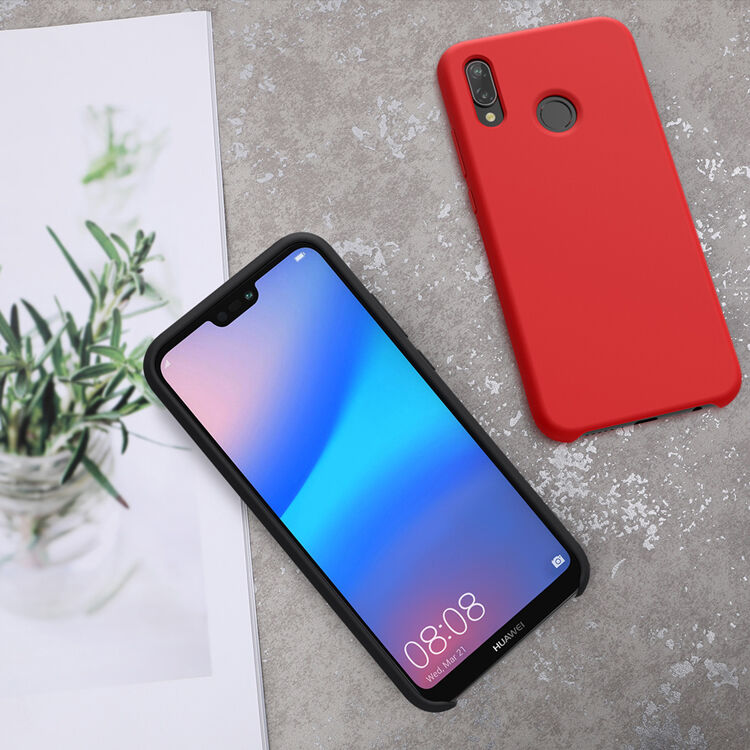 Nillkin etui silikonowe Liquid do Huawei P20 Lite - czarne