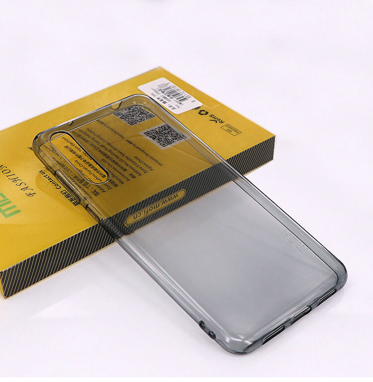 Mofi Yin etui przezroczyste z miękkiego plastiku do Huawei P20 Pro - szare