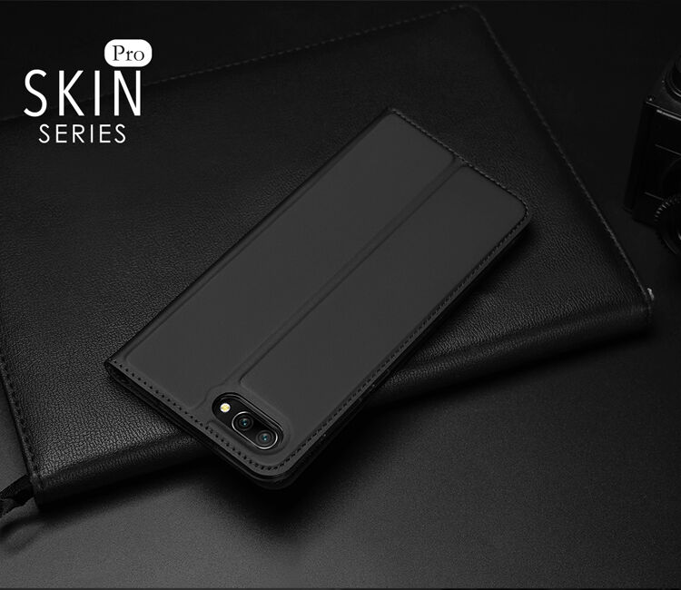 Dux Ducis Skin Pro pokrowiec flip do Honor 10 - ciemnoniebieski