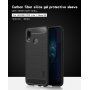 Mofi etui plastikowe z teksturą szlifowaną do Huawei P20 Lite - czarne