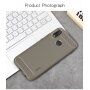 Mofi etui plastikowe z teksturą szlifowaną do Huawei P20 Lite - czarne