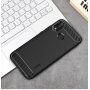 Mofi etui plastikowe z teksturą szlifowaną do Huawei P20 Lite - czarne