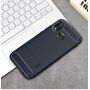 Mofi etui plastikowe z teksturą szlifowaną do Huawei P20 Lite - czarne