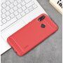 Mofi etui plastikowe z teksturą szlifowaną do Huawei P20 Lite - czarne