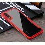 Ipaky etui przezroczyste z ramką do Huawei P20 Lite - czerwone