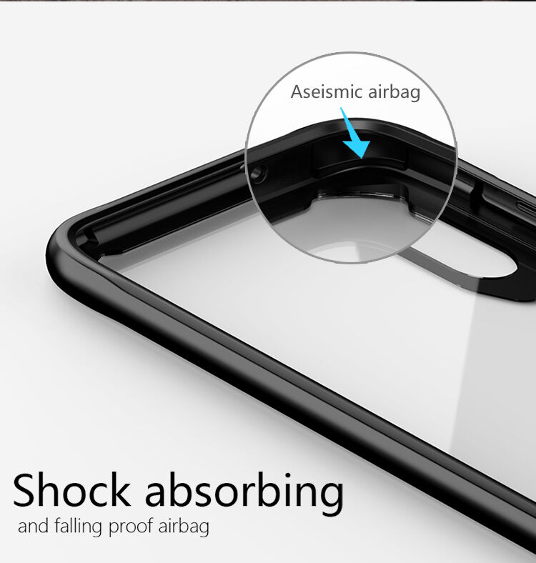 Ipaky etui przezroczyste z ramką do Huawei P20 Lite - czarne
