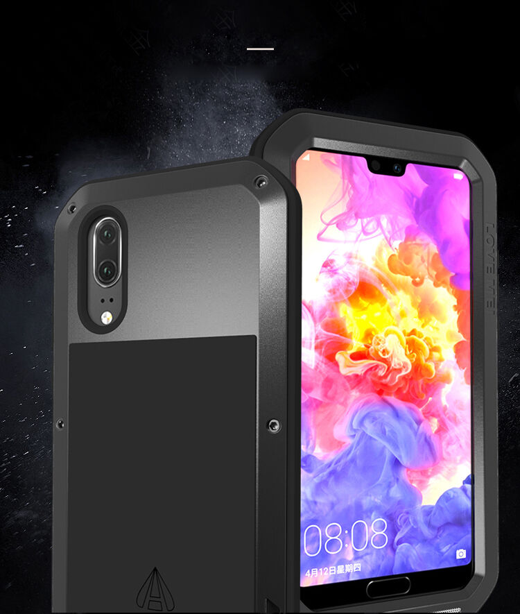 Love Mei super odporne etui do Huawei P20 - czarne