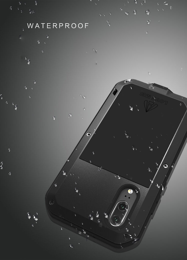 Love Mei super odporne etui do Huawei P20 - czarne