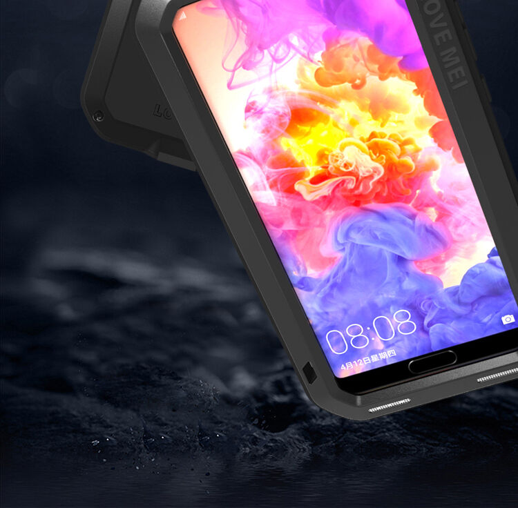 Love Mei super odporne etui do Huawei P20 - czarne