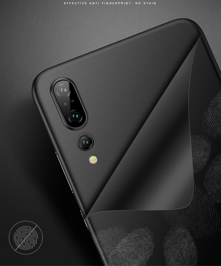 Cafele super cienkie etui plastikowe do Huawei P20 Pro - szare