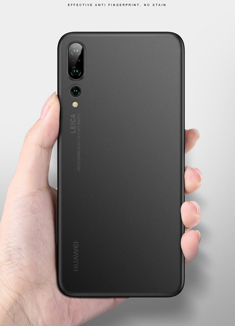 Cafele super cienkie etui plastikowe do Huawei P20 Pro - szare