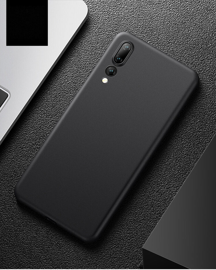 Cafele super cienkie etui plastikowe do Huawei P20 Pro - szare