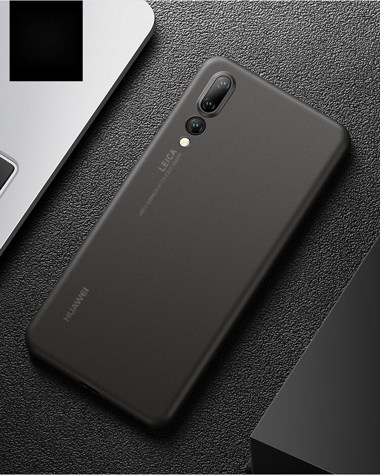 Cafele super cienkie etui plastikowe do Huawei P20 Pro - szare