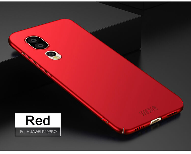Mofi Shield cienkie etui plastikowe do Huawei P20 Pro - różowo-złote