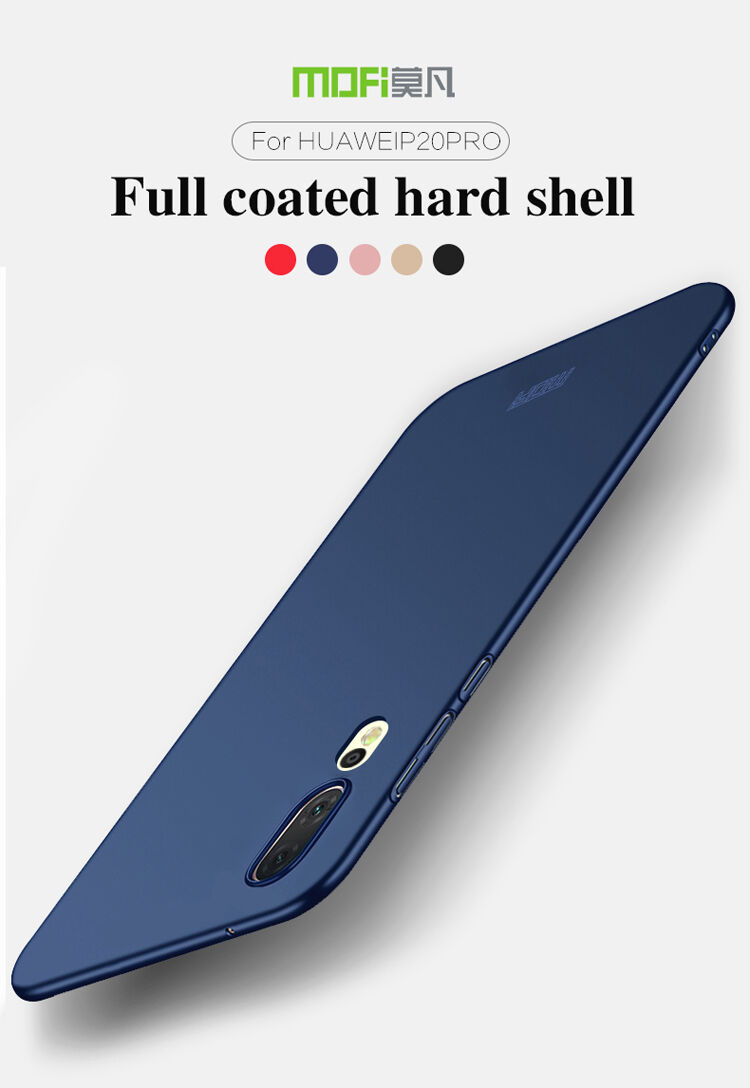 Mofi Shield cienkie etui plastikowe do Huawei P20 Pro - czerwone