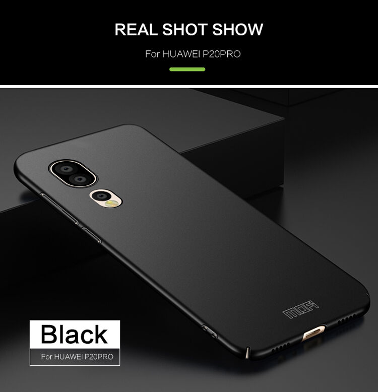 Mofi Shield cienkie etui plastikowe do Huawei P20 Pro - czerwone