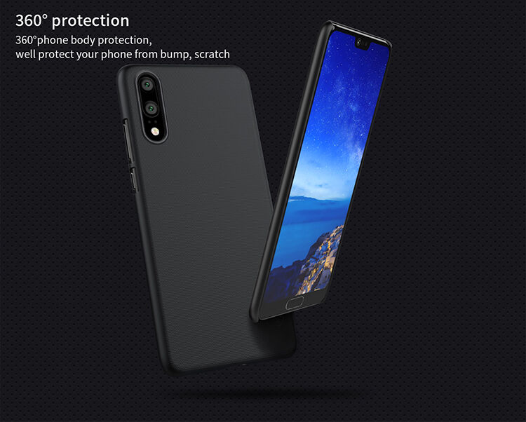 Nillkin etui plastikowe Frosted do Huawei P20 - czarne