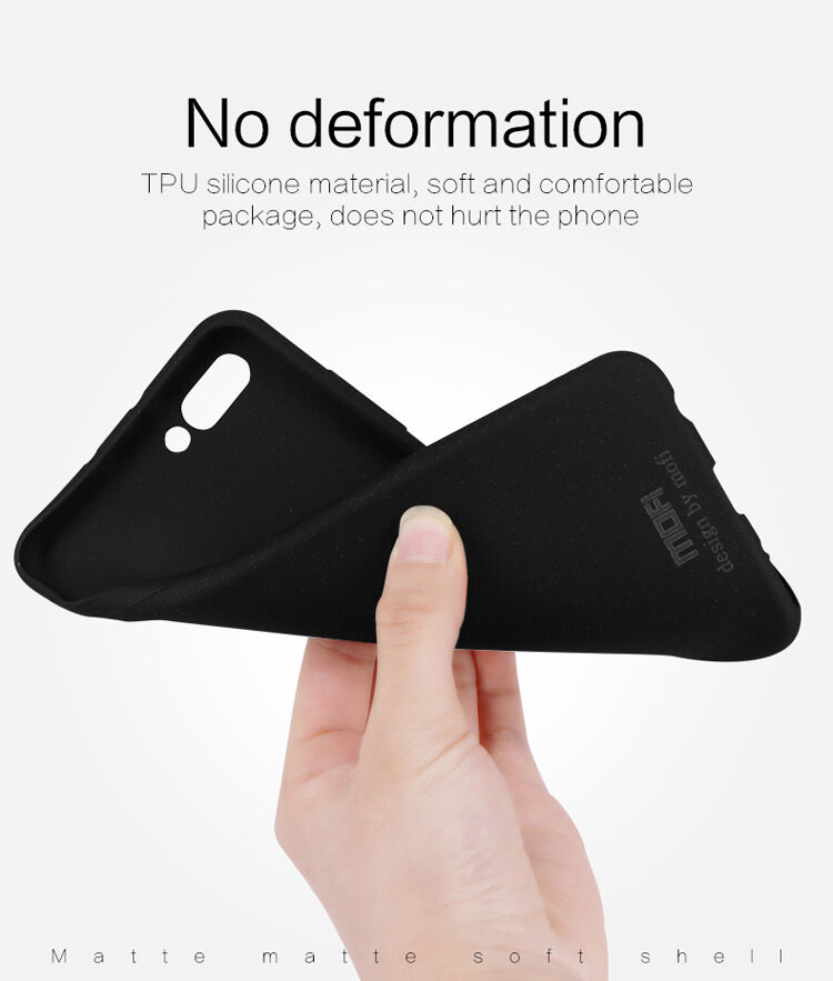 Mofi Matte etui plastikowe do Honor View 10 - bordowe