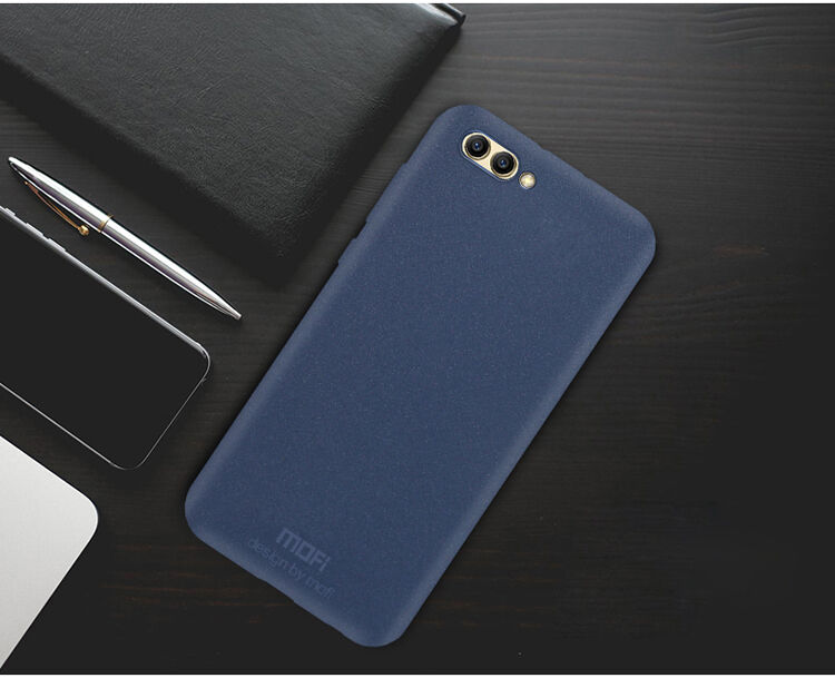 Mofi Matte etui plastikowe do Honor View 10 - bordowe