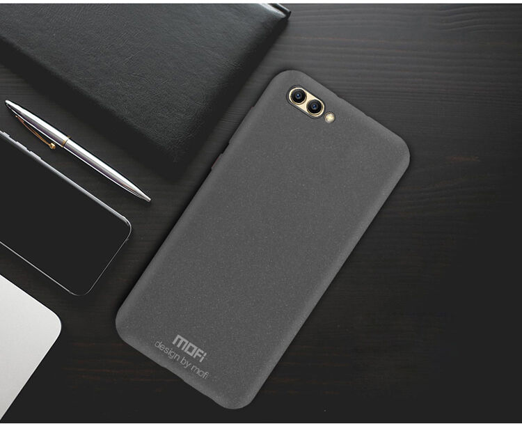 Mofi Matte etui plastikowe do Honor View 10 - bordowe