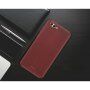 Mofi Matte etui plastikowe do Honor View 10 - bordowe