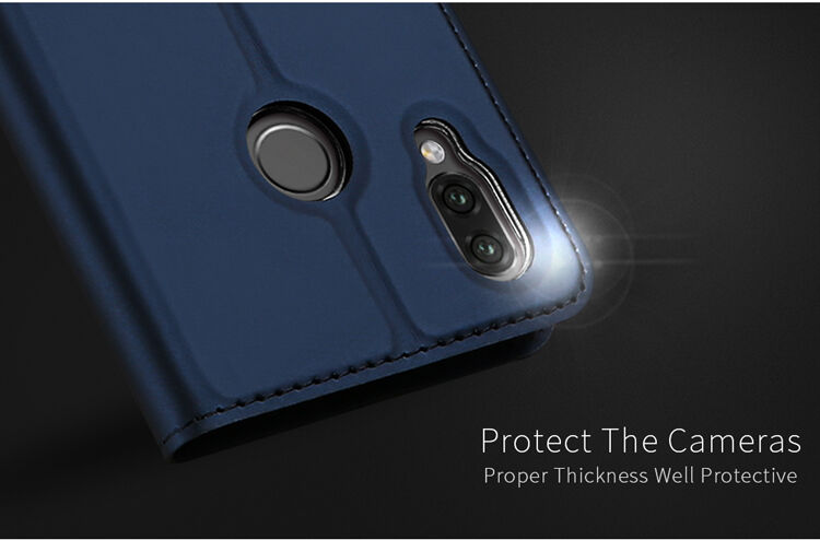 Dux Ducis Skin Pro pokrowiec flip do Huawei P10 Lite - ciemnoniebieski