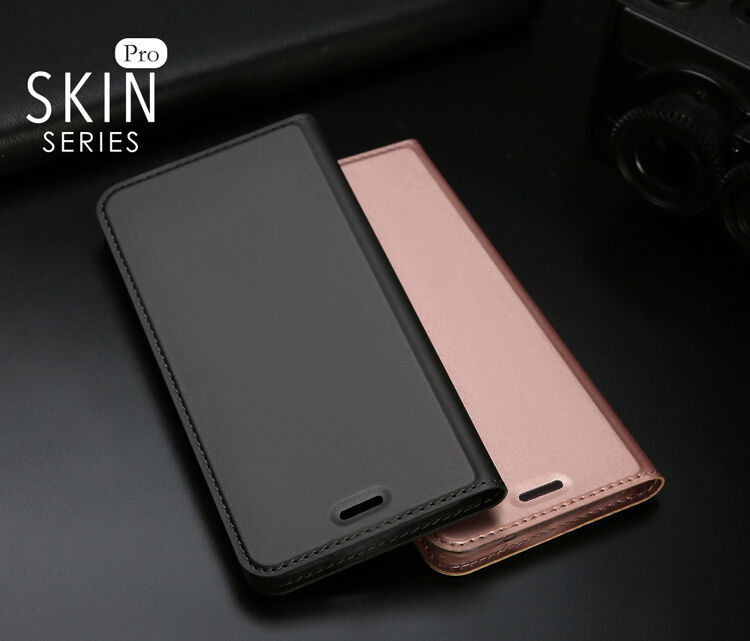 Dux Ducis Skin Pro pokrowiec flip do Huawei P10 Lite - ciemnoniebieski