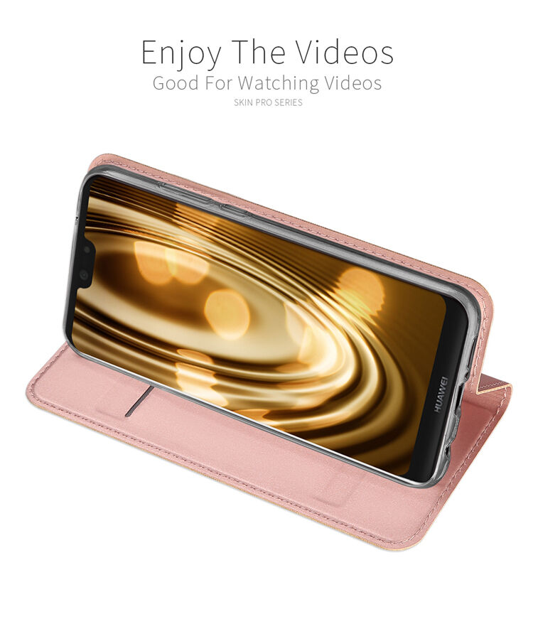 Dux Ducis Skin Pro pokrowiec flip do Huawei P10 Lite - złoty