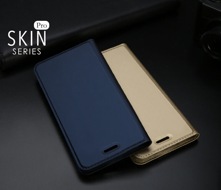 Dux Ducis Skin Pro pokrowiec flip do Huawei P10 Lite - złoty