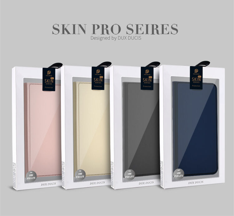 Dux Ducis Skin Pro pokrowiec flip do Huawei P10 Lite - złoty Dux Ducis Skin Pro pokrowiec flip do Huawei P10 Lite - złoty