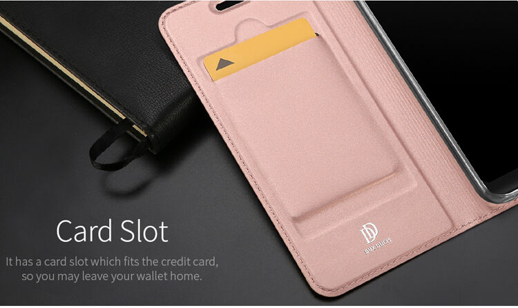 Dux Ducis Skin Pro pokrowiec flip do Huawei P10 Lite - szary