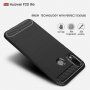 Etui plastikowe z teksturą szlifowaną do Huawei P20 Lite - ciemnoniebieskie