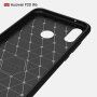 Etui plastikowe z teksturą szlifowaną do Huawei P20 Lite - czarne