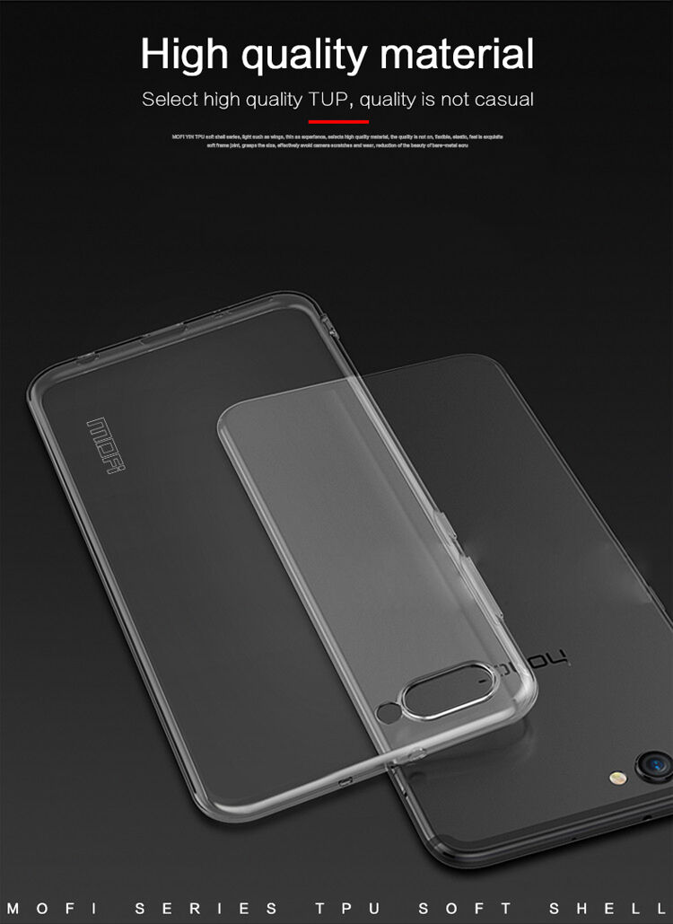 Mofi Yin cienkie etui plastikowe do Honor View 10 - przezroczyste